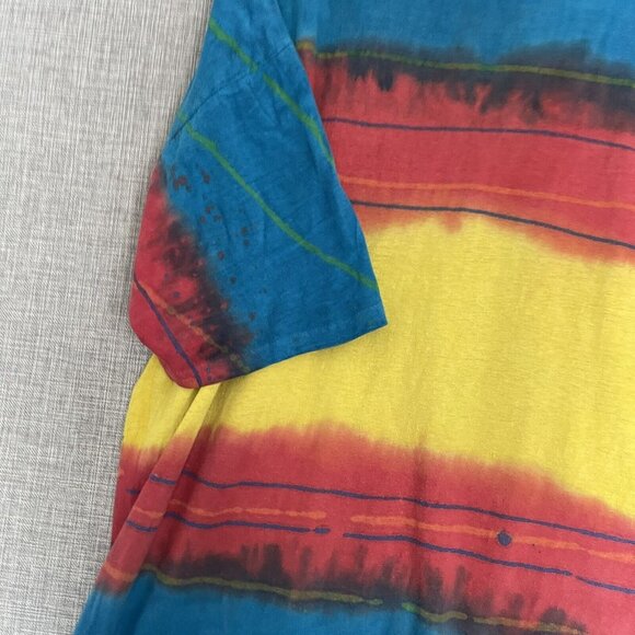 Vintage Disney Unlimited Shirt Men XXL Tie Dye Jem Mickey Goofy Donald Surfboard - Picture 16 of 16